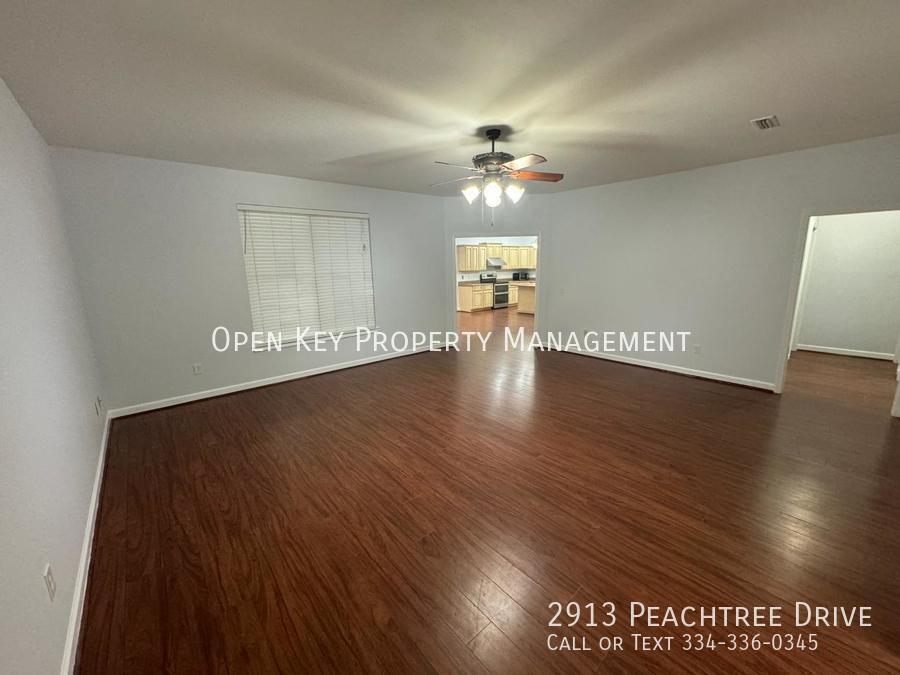 Beautiful and spacious 5 bedroom, 3 bath home for rent in Dothan, AL. Features open living area, beautiful wood floors, large backyard - this home is perfect for entertaining! property image