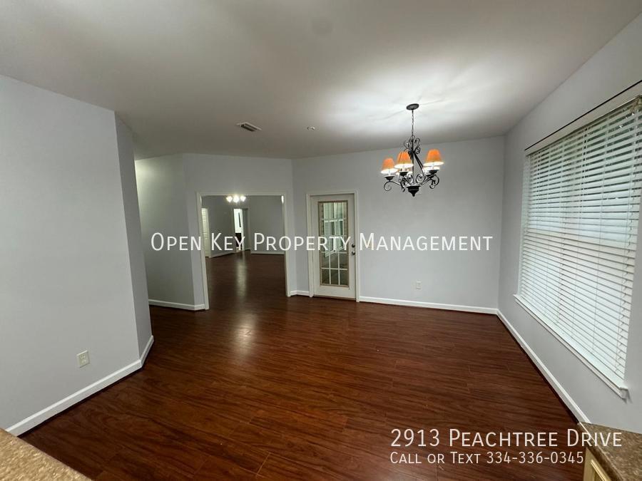 Beautiful and spacious 5 bedroom, 3 bath home for rent in Dothan, AL. Features open living area, beautiful wood floors, large backyard - this home is perfect for entertaining! property image