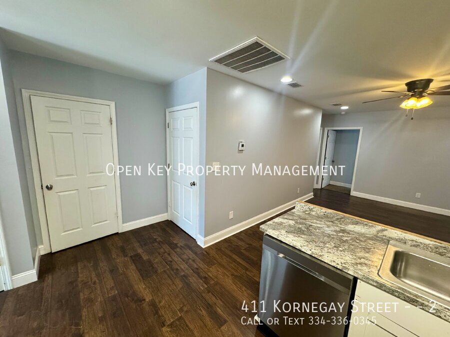 Updated 4 bedroom, 2 bath duplex for rent in Dothan, AL. Open living area - perfect for entertaining. Section 8 approved, appliances included, and pets welcome. Don't miss out on this rental! property image
