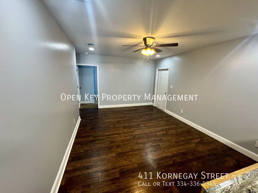 Updated 4 bedroom, 2 bath duplex for rent in Dothan, AL. Open living area - perfect for entertaining. Section 8 approved, appliances included, and pets welcome. Don't miss out on this rental! property image