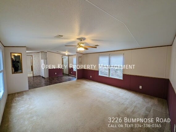 2 bedroom, 2 bath Mobile Home for rent in Marianna, FL. Open floor plan, large front yard and deck, perfect space for entertaining. Appliances included. Pets welcome. Check out this rental today! property image