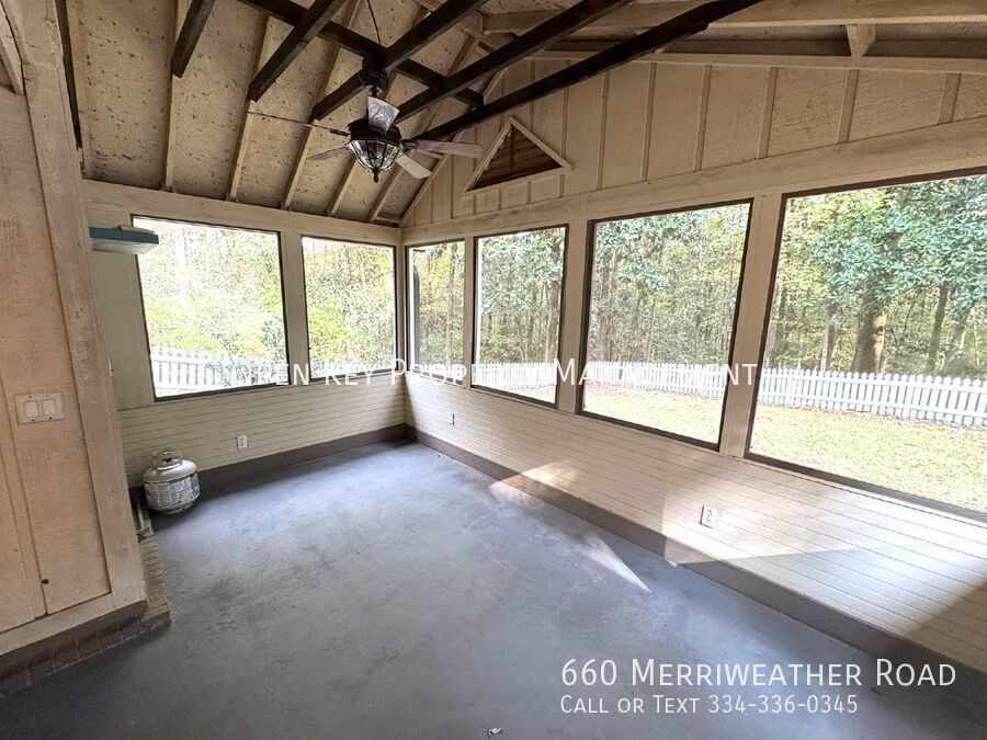 3 bedroom, 2 bath rental in Enterprise, close to Ft. Rucker - stainless steel appliances, shiplap fireplace, enclosed back porch, fenced in backyard. This charming home is move in ready! property image