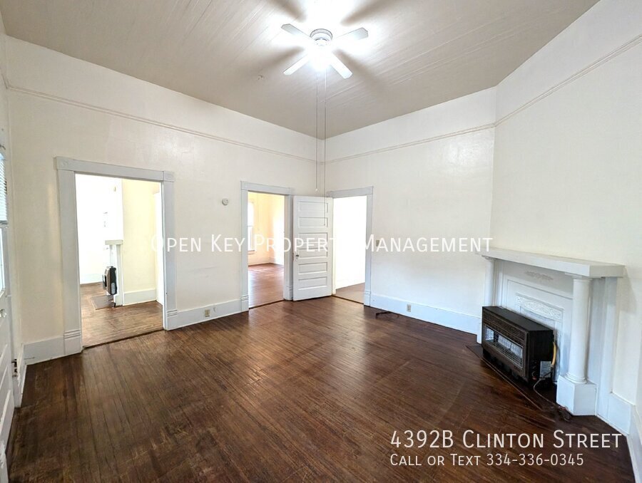 2 bedroom, 1.5 bath duplex in Marianna, FL - features hardwood flooring, tall ceilings, fireplace, animals are welcome and appliances are included. A beautiful rental with lots of character! property image