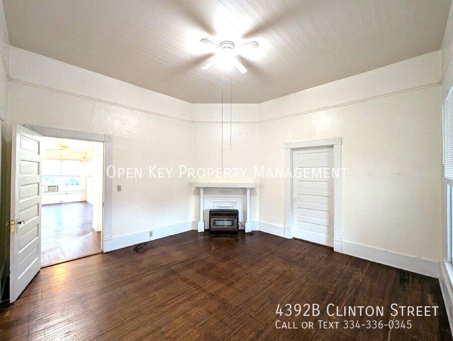 2 bedroom, 1.5 bath duplex in Marianna, FL - features hardwood flooring, tall ceilings, fireplace, animals are welcome and appliances are included. A beautiful rental with lots of character! property image