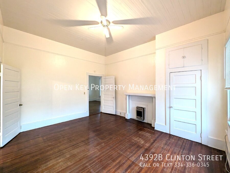 2 bedroom, 1.5 bath duplex in Marianna, FL - features hardwood flooring, tall ceilings, fireplace, animals are welcome and appliances are included. A beautiful rental with lots of character! property image