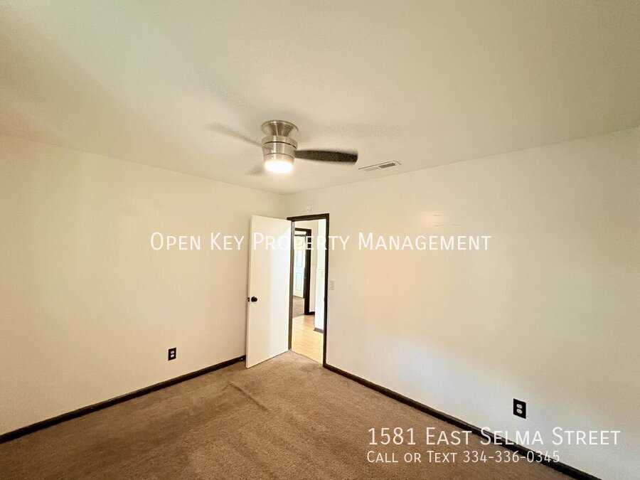 Spacious and beautiful 3 bedroom, 1.5 bath brick home for rent on a corner lot in Dothan, AL. Includes a large yard, new appliances, and pets are welcome. Check out this rental today! property image