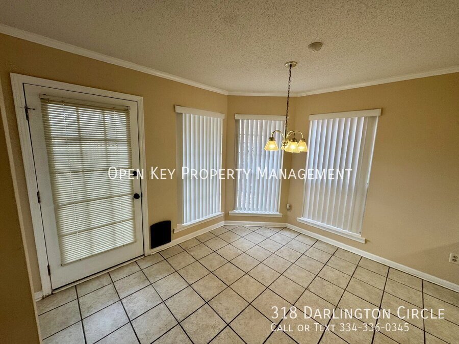 Check out this beautiful 3BR/2BA home for rent in Dothan, Alabama, near ACOM, shopping, and restaurants. It has a large fenced in yard and small covered patio, perfect for entertaining. property image