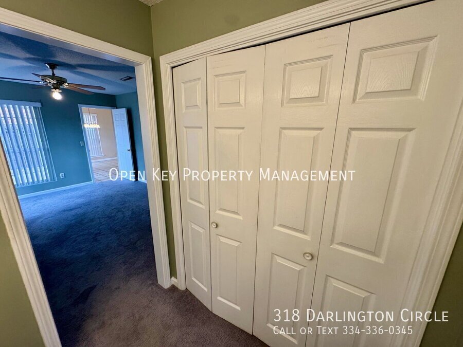 Check out this beautiful 3BR/2BA home for rent in Dothan, Alabama, near ACOM, shopping, and restaurants. It has a large fenced in yard and small covered patio, perfect for entertaining. property image