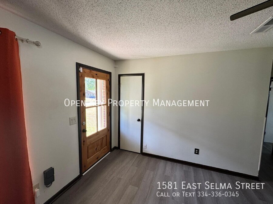 Spacious and beautiful 3 bedroom, 1.5 bath brick home for rent on a corner lot in Dothan, AL. Recently renovated with new flooring - includes a large yard, new appliances, and pets are welcome. property image