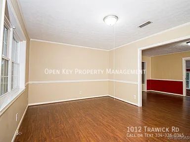 Beautiful 3BR/2BA home for rent in Dothan, AL. Sits of a spacious half-acre lot with den, fireplace, and sunroom. property image